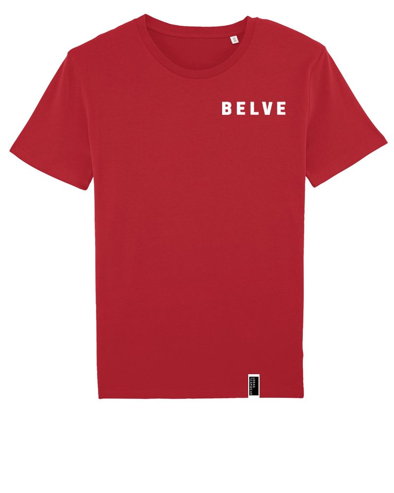 Belve | Shirt mit Backprint | unisex | red