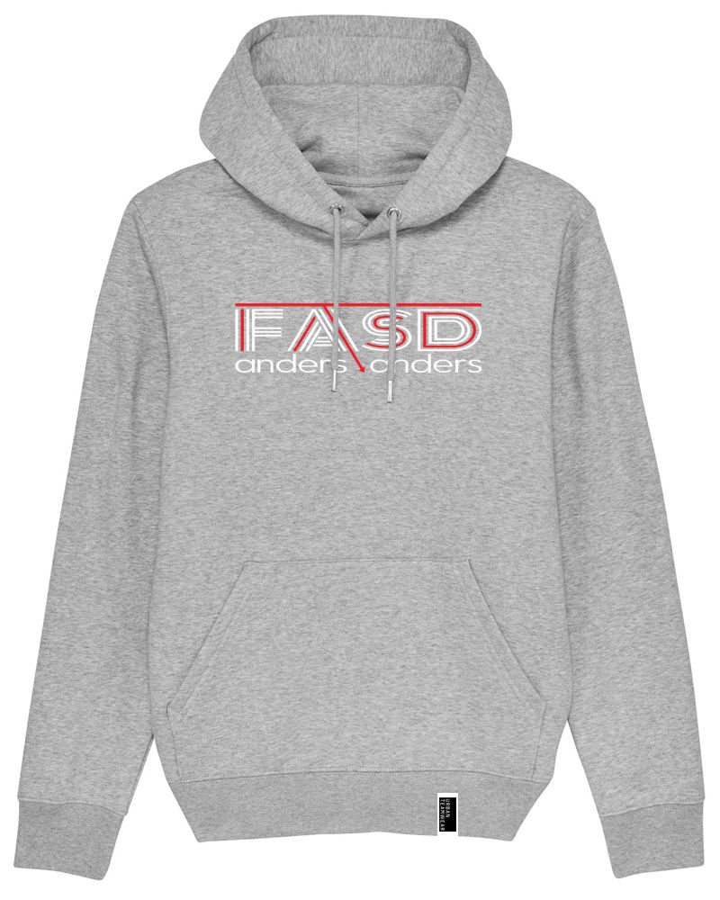 FASD | Hoodie | unisex | light grey