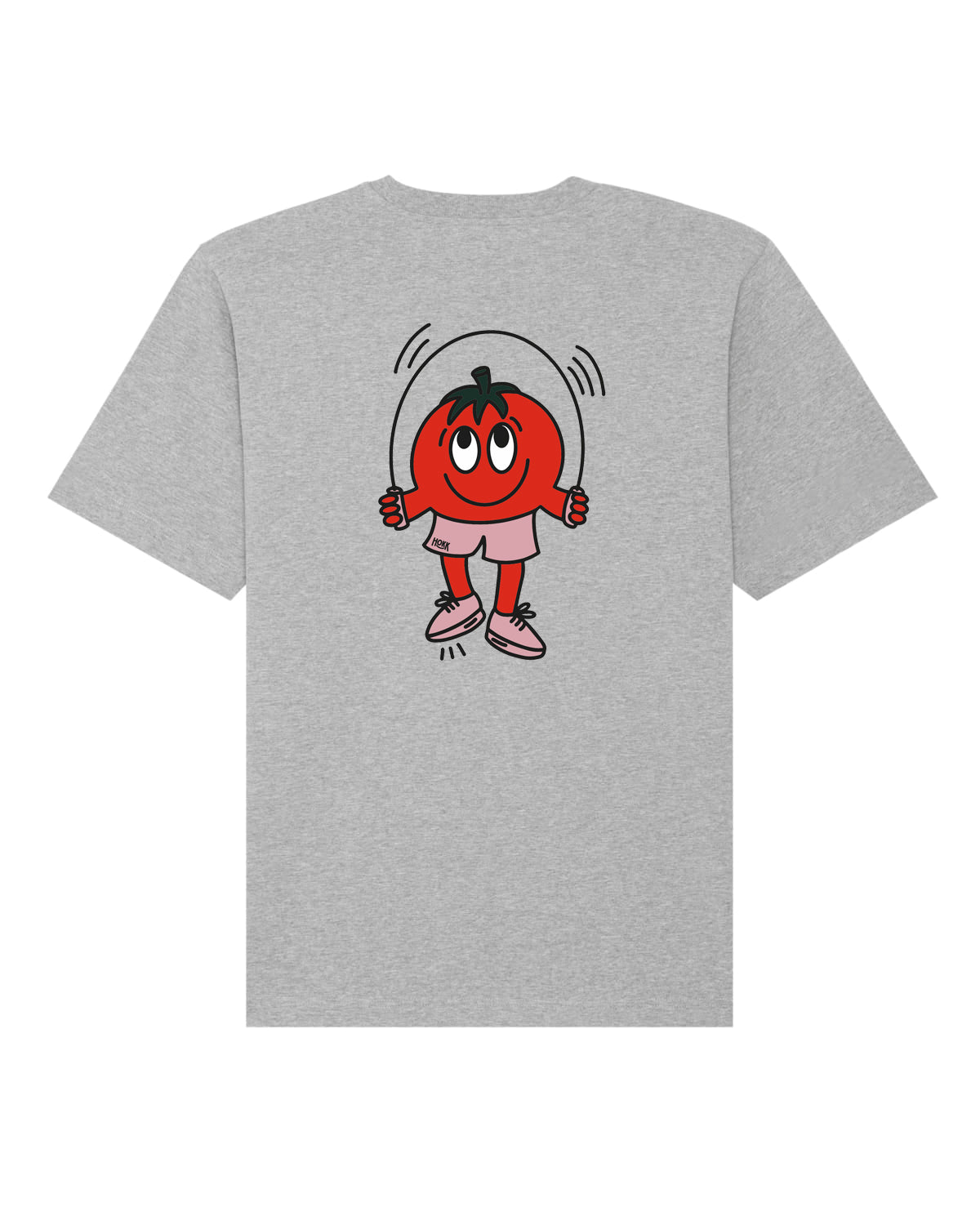 HOKK x FT | Oversized Shirt mit Backprint | Men/Unisex | Grey