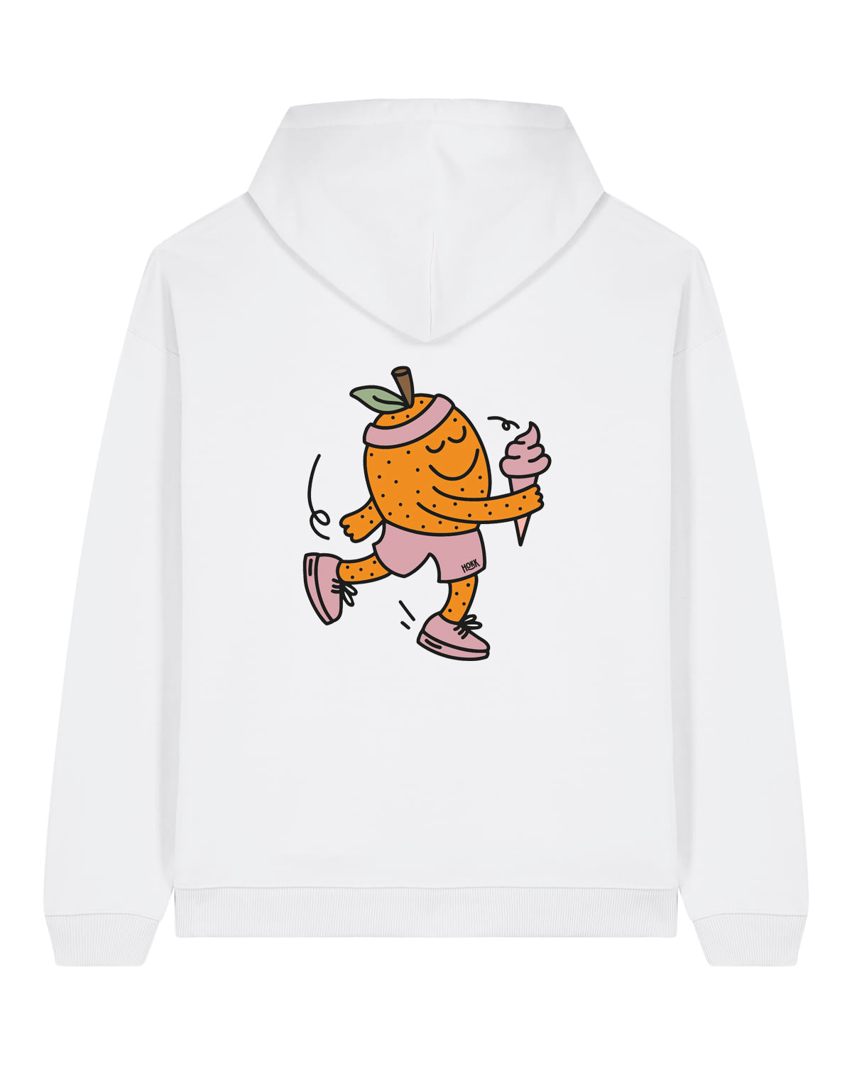 HOKK x FT | Oversized Hoodie mit Backprint | Men/Unisex | White