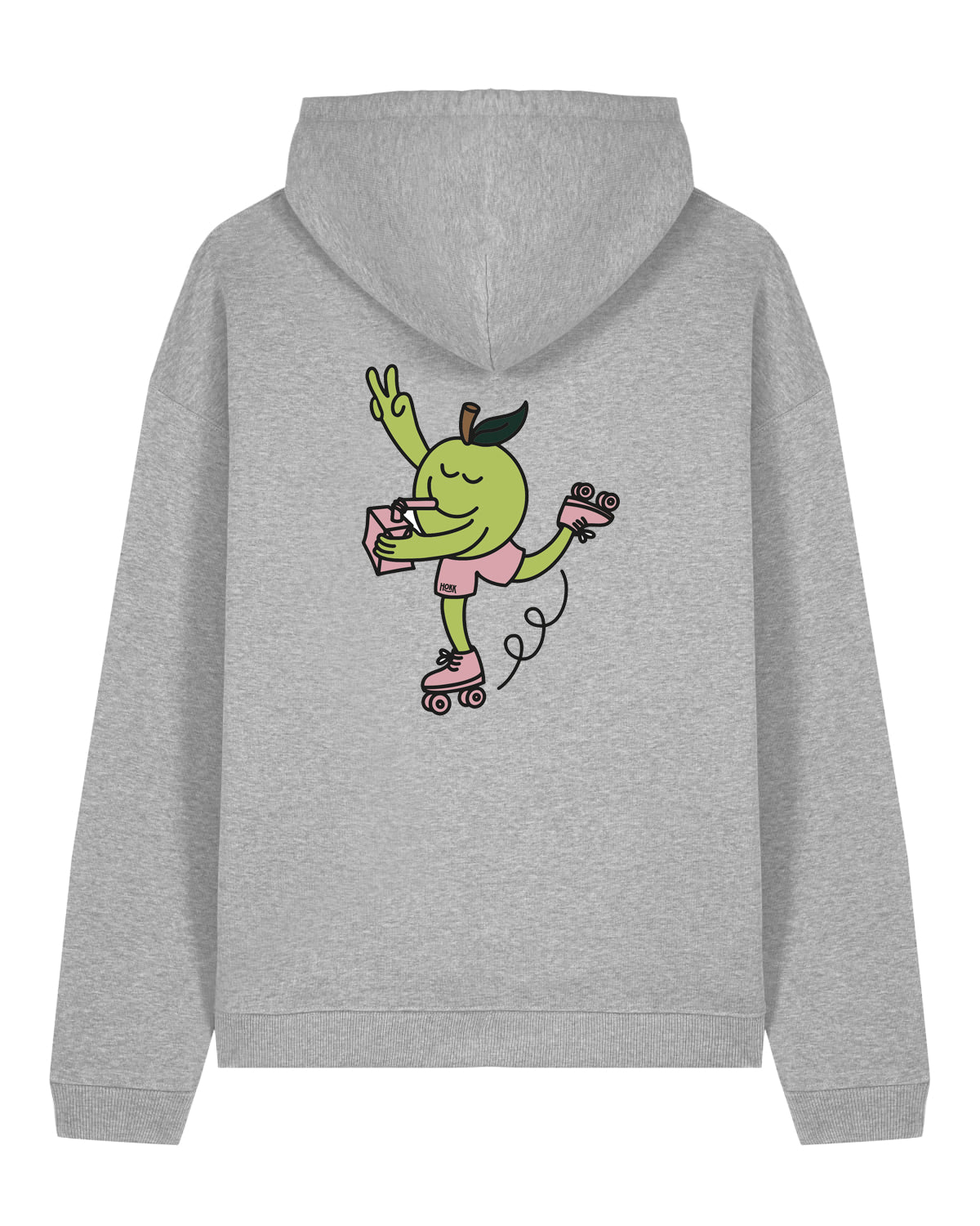 HOKK x FT | Oversized Hoodie mit Backprint | Men/Unisex | Grey