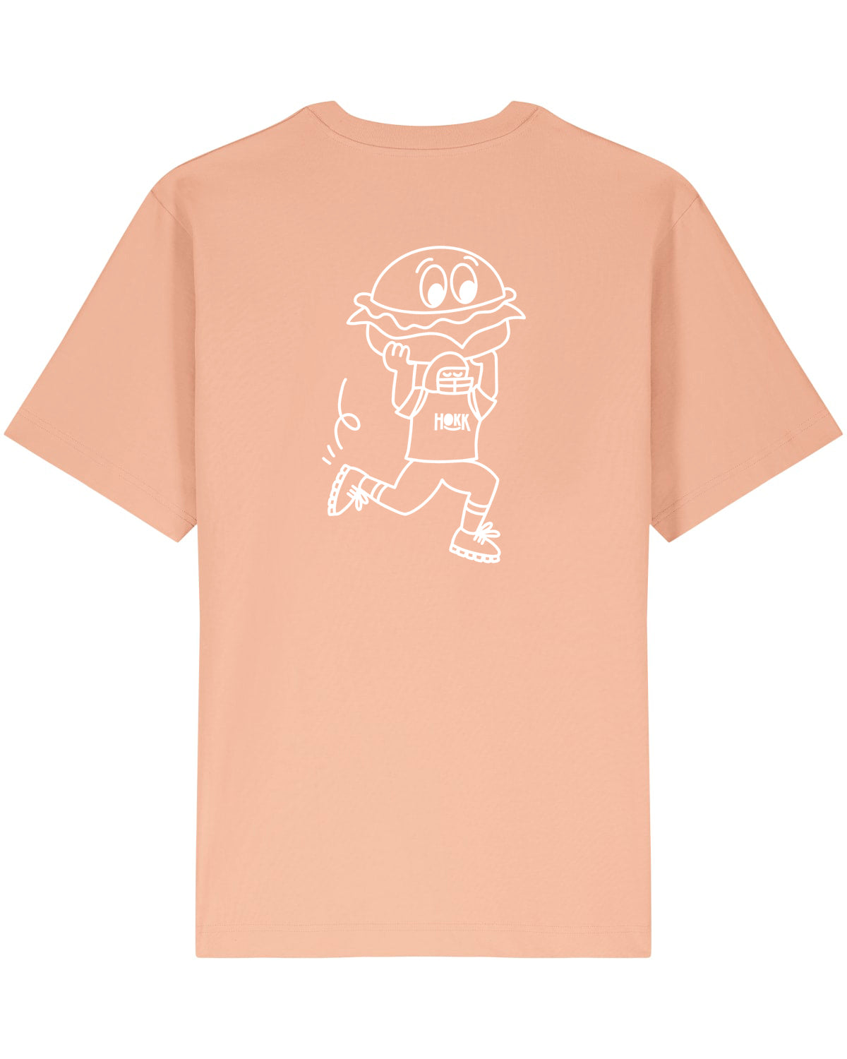 HOKK x FT | Oversized Shirt mit Backprint | Outliner | Men/Unisex | Peach