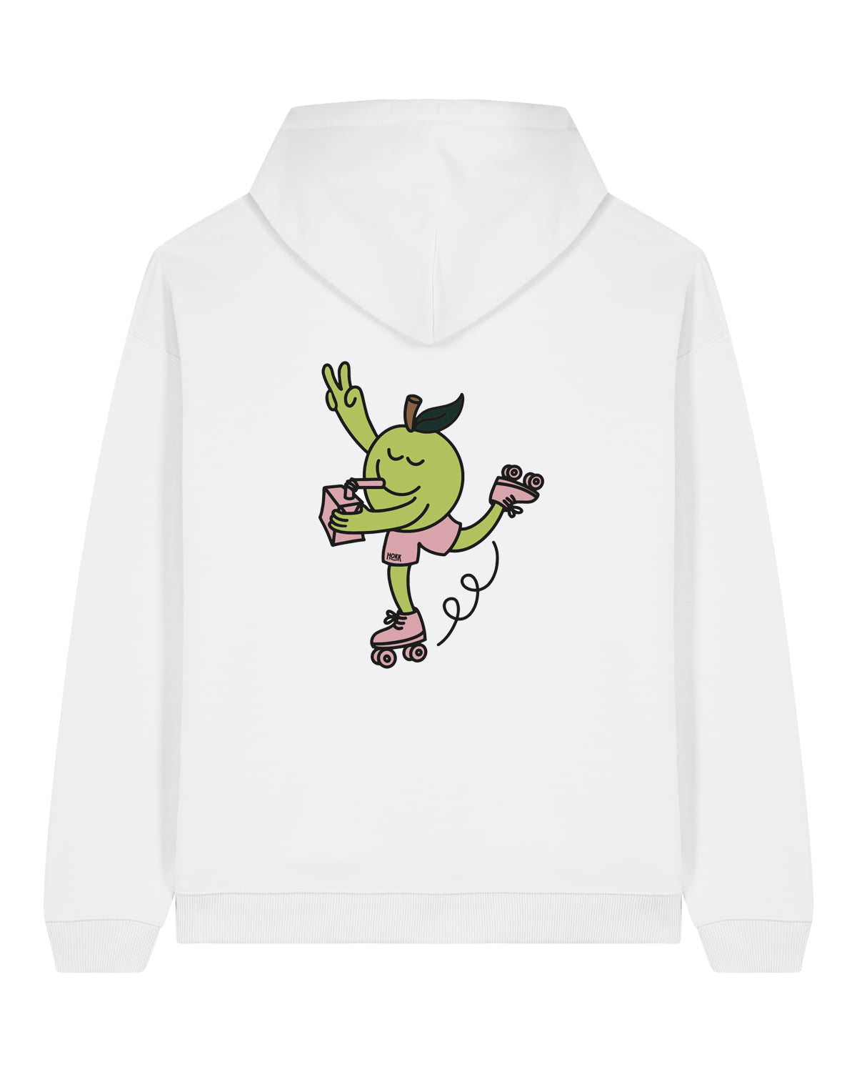 HOKK x FT | Oversized Hoodie mit Backprint | Men/Unisex | White