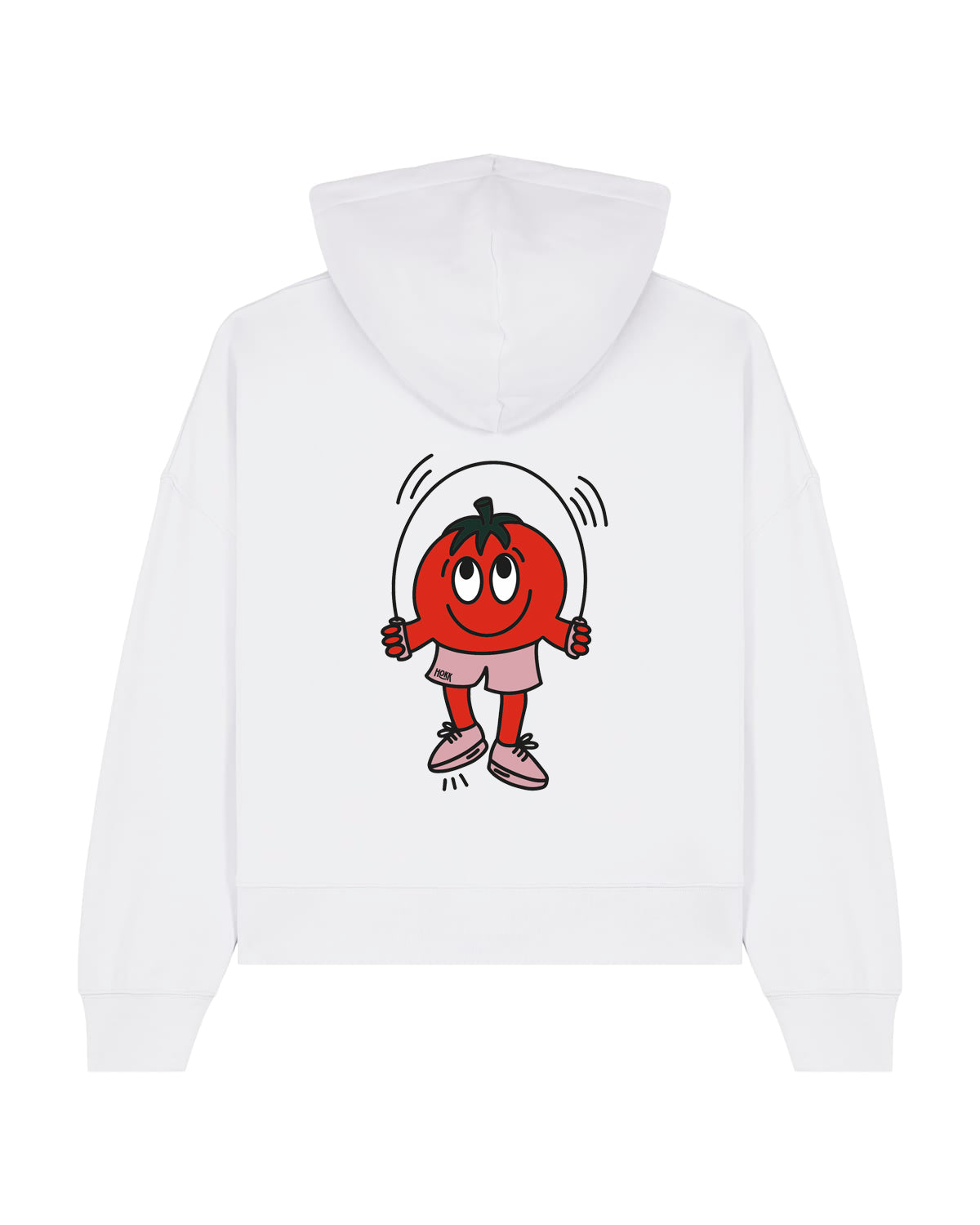 HOKK x FT | Hoodie mit Backprint | Womens | White