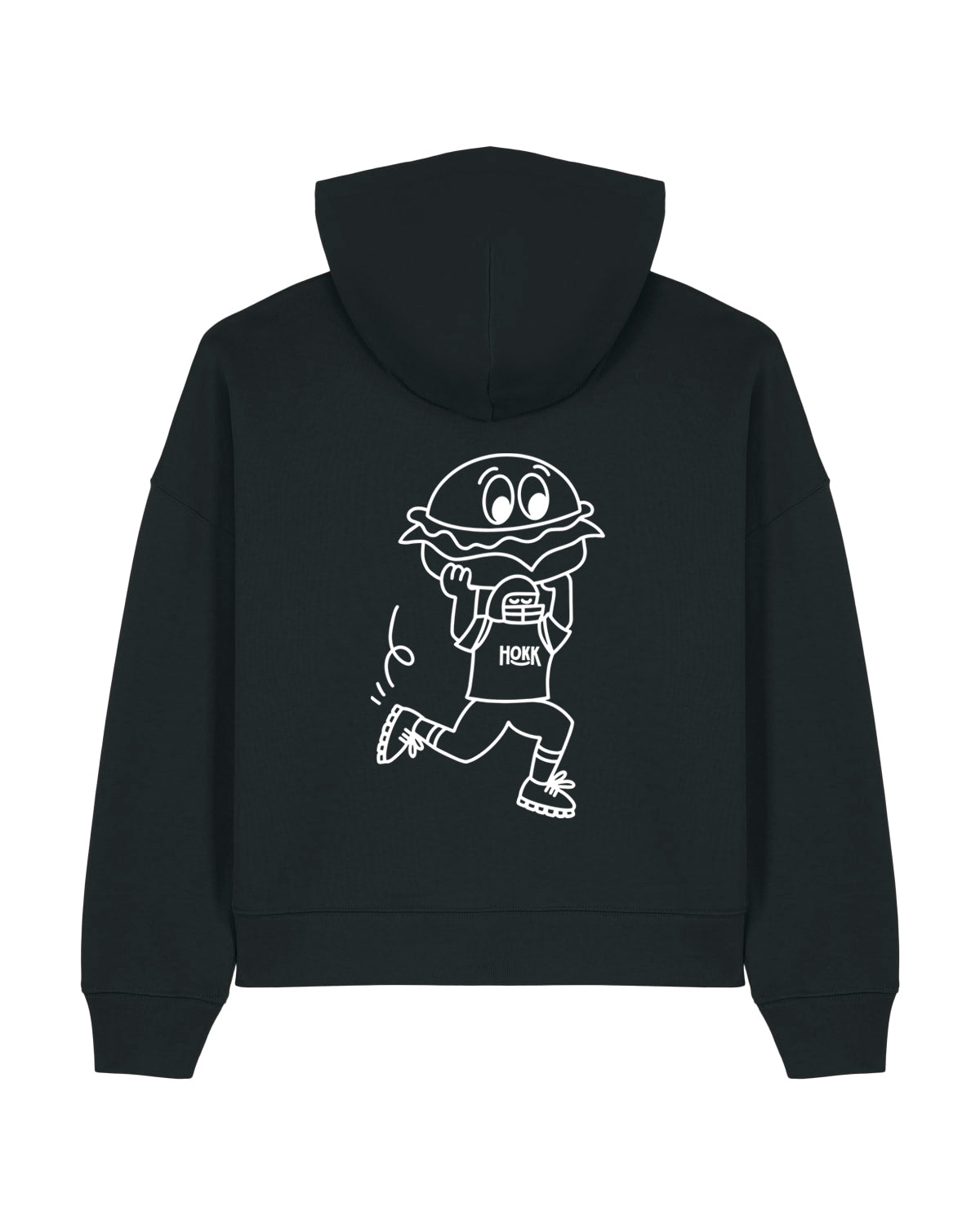 HOKK x FT | Hoodie mit Backprint | Outliner | Womens | Black