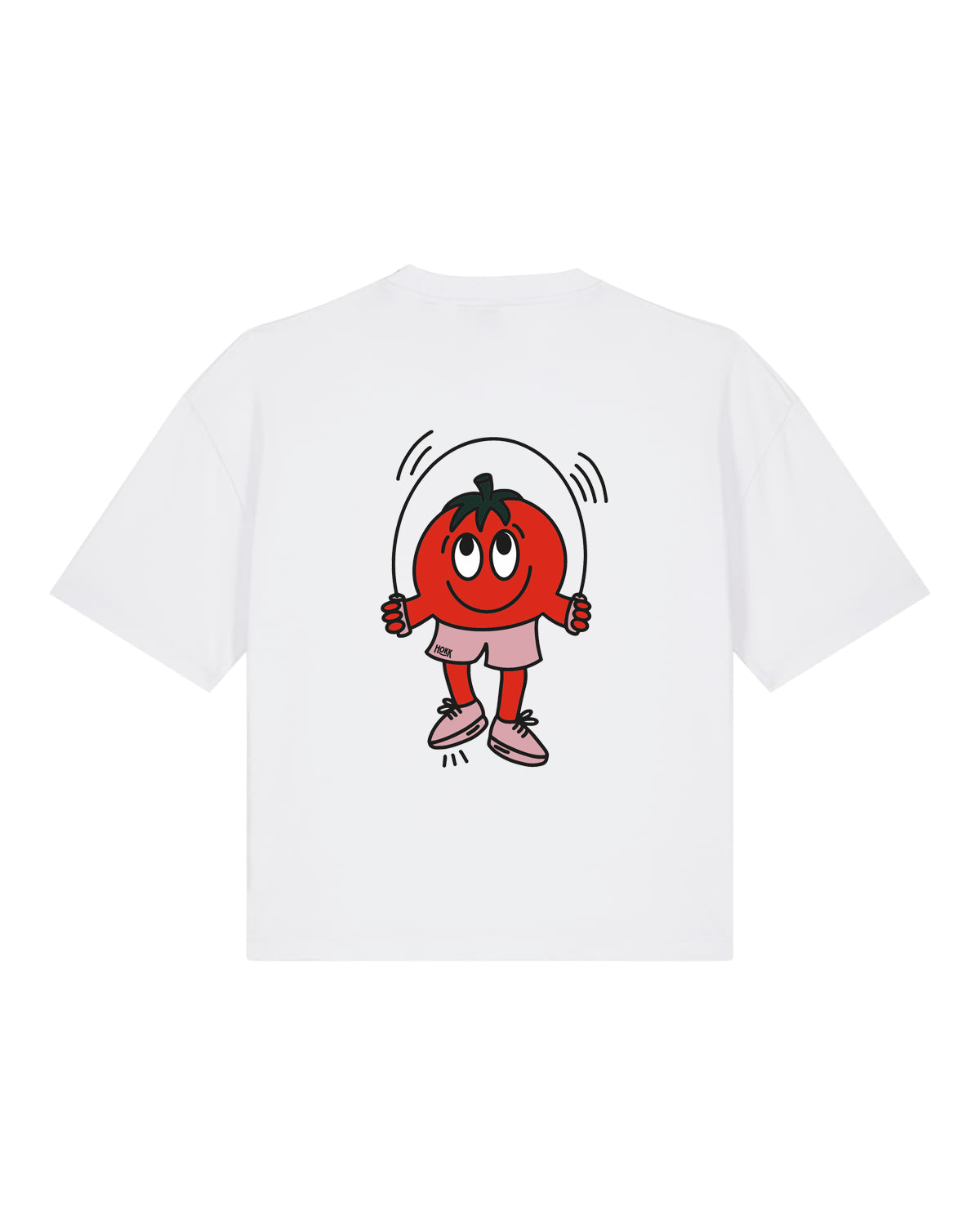 HOKK x FT | Oversized Shirt mit Backprint | Womens | White
