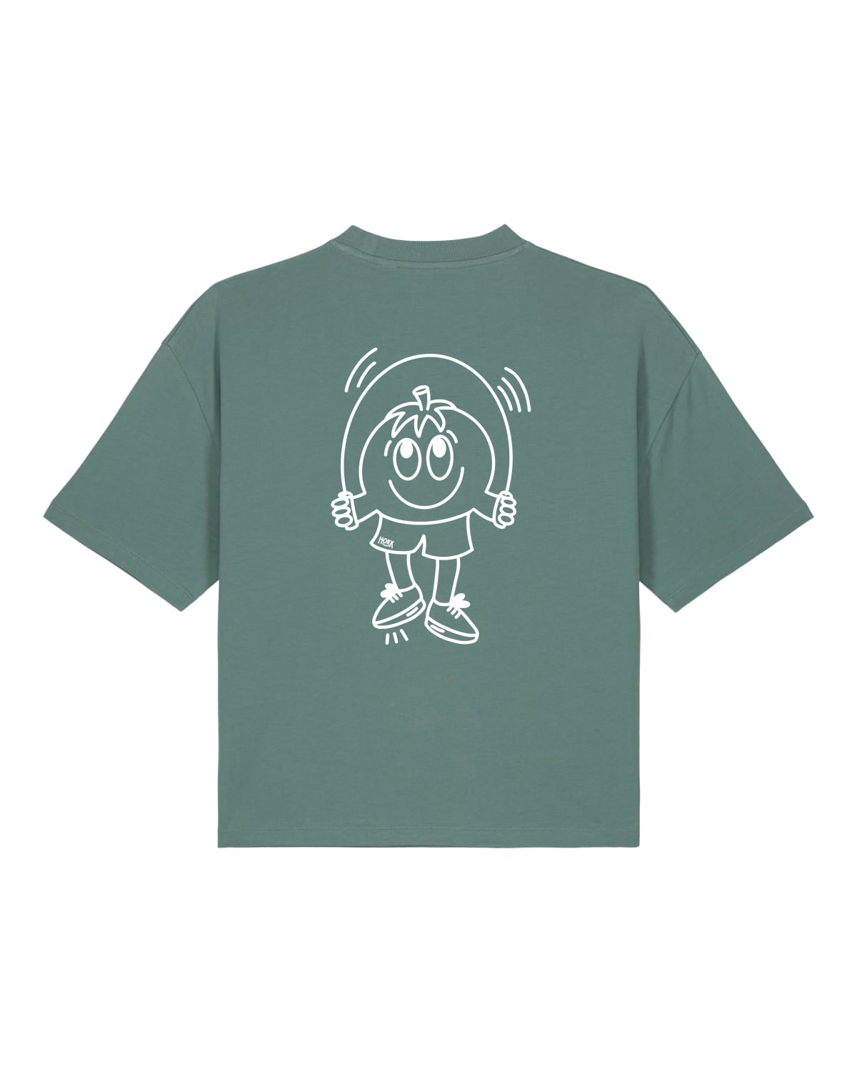 HOKK x FT | Oversized Shirt mit Backprint | Outliner | Womens | Green