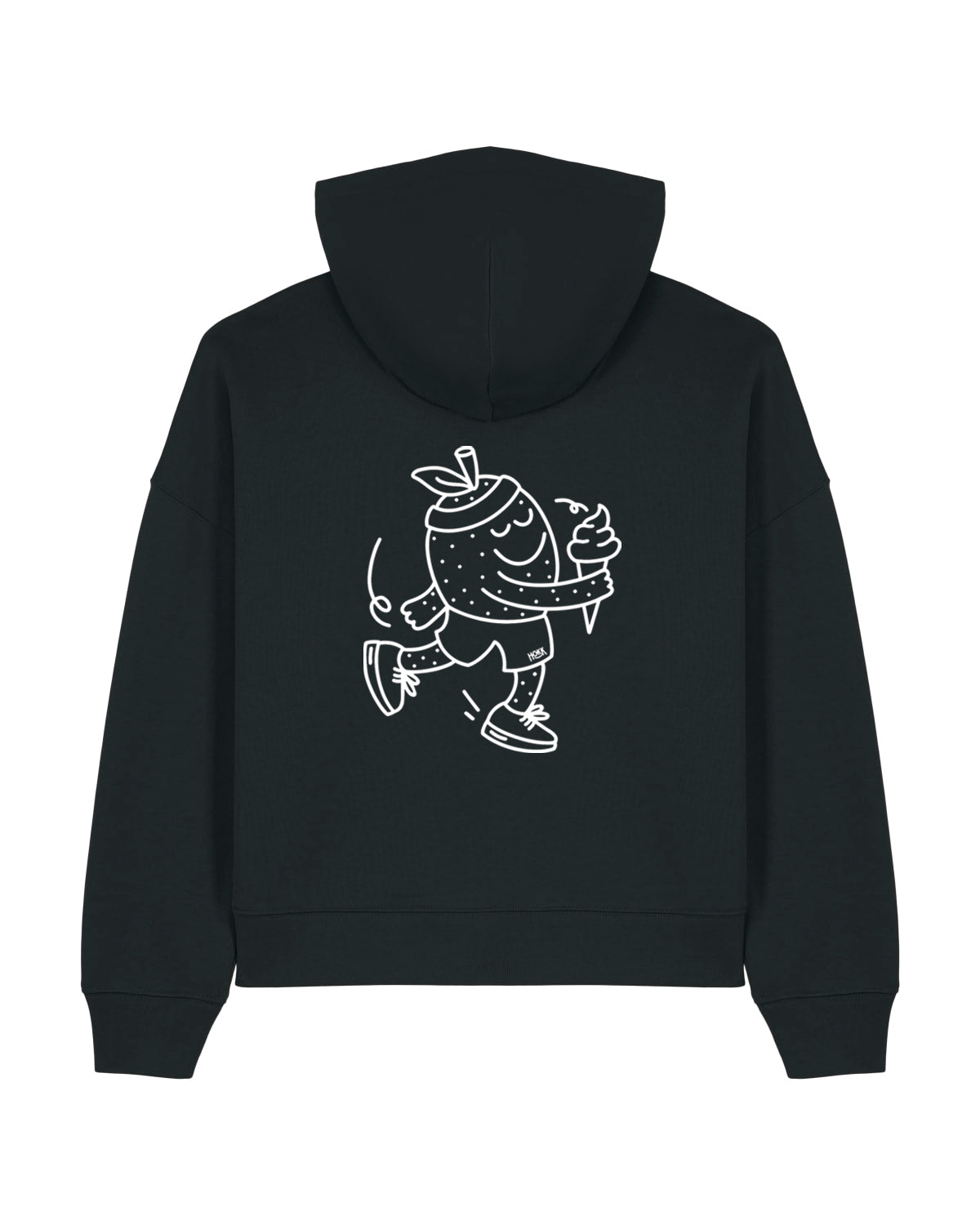 HOKK x FT | Hoodie mit Backprint | Outliner | Womens | Black