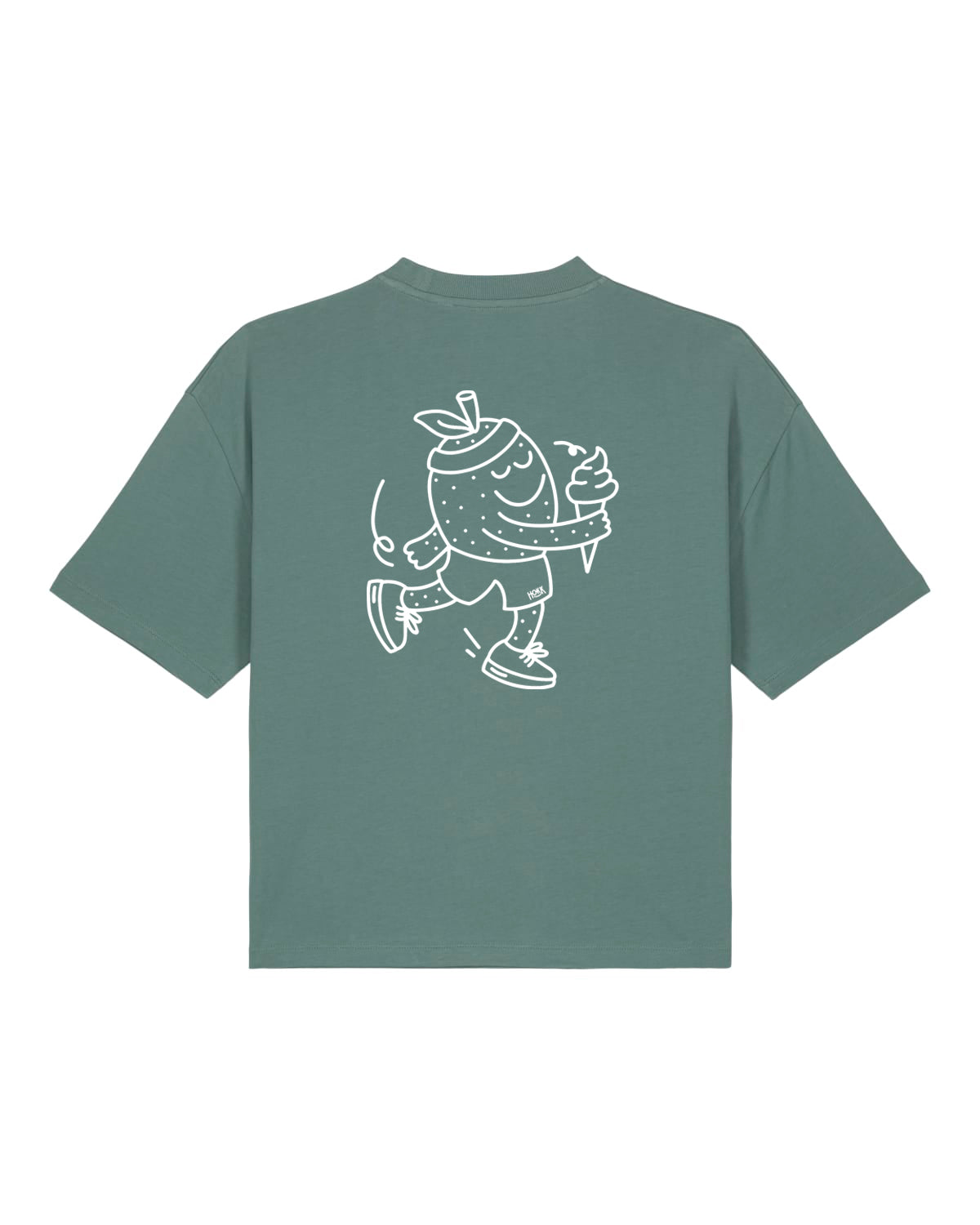 HOKK x FT | Oversized Shirt mit Backprint | Outliner | Womens | Green