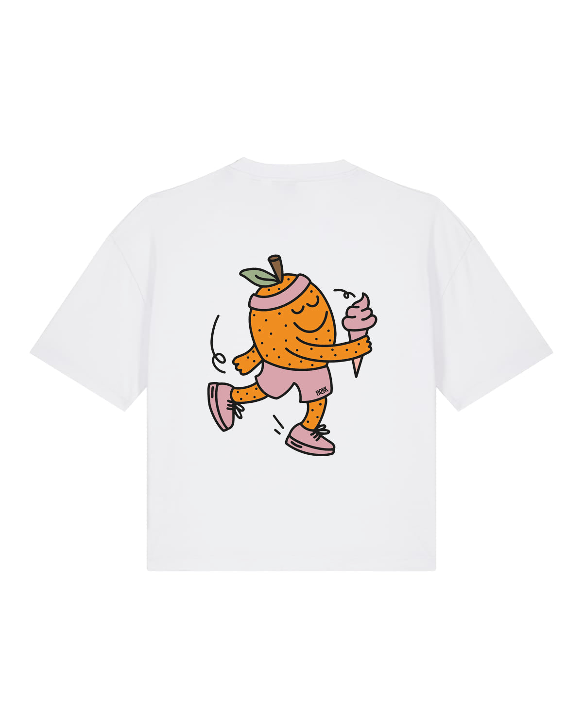 HOKK x FT | Oversized Shirt mit Backprint | Womens | White