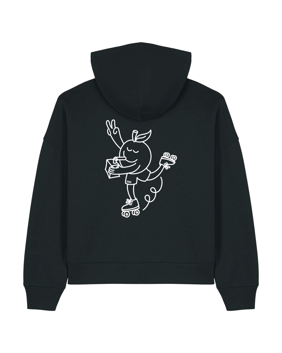 HOKK x FT | Hoodie mit Backprint | Outliner | Womens | Black