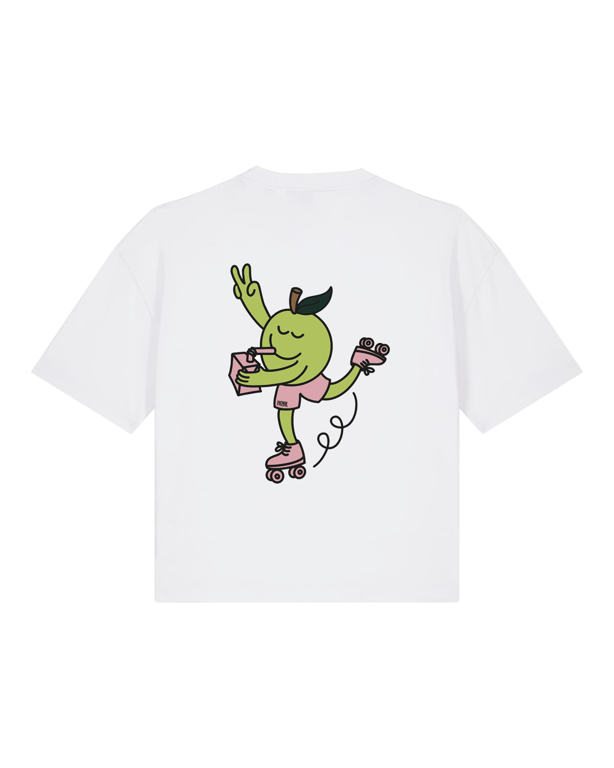HOKK x FT | Oversized Shirt mit Backprint | Womens | White