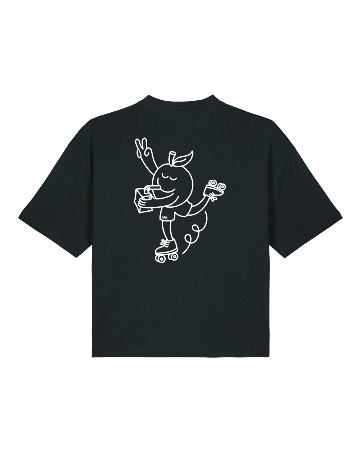 HOKK x FT | Oversized Shirt mit Backprint | Outliner | Womens | Black