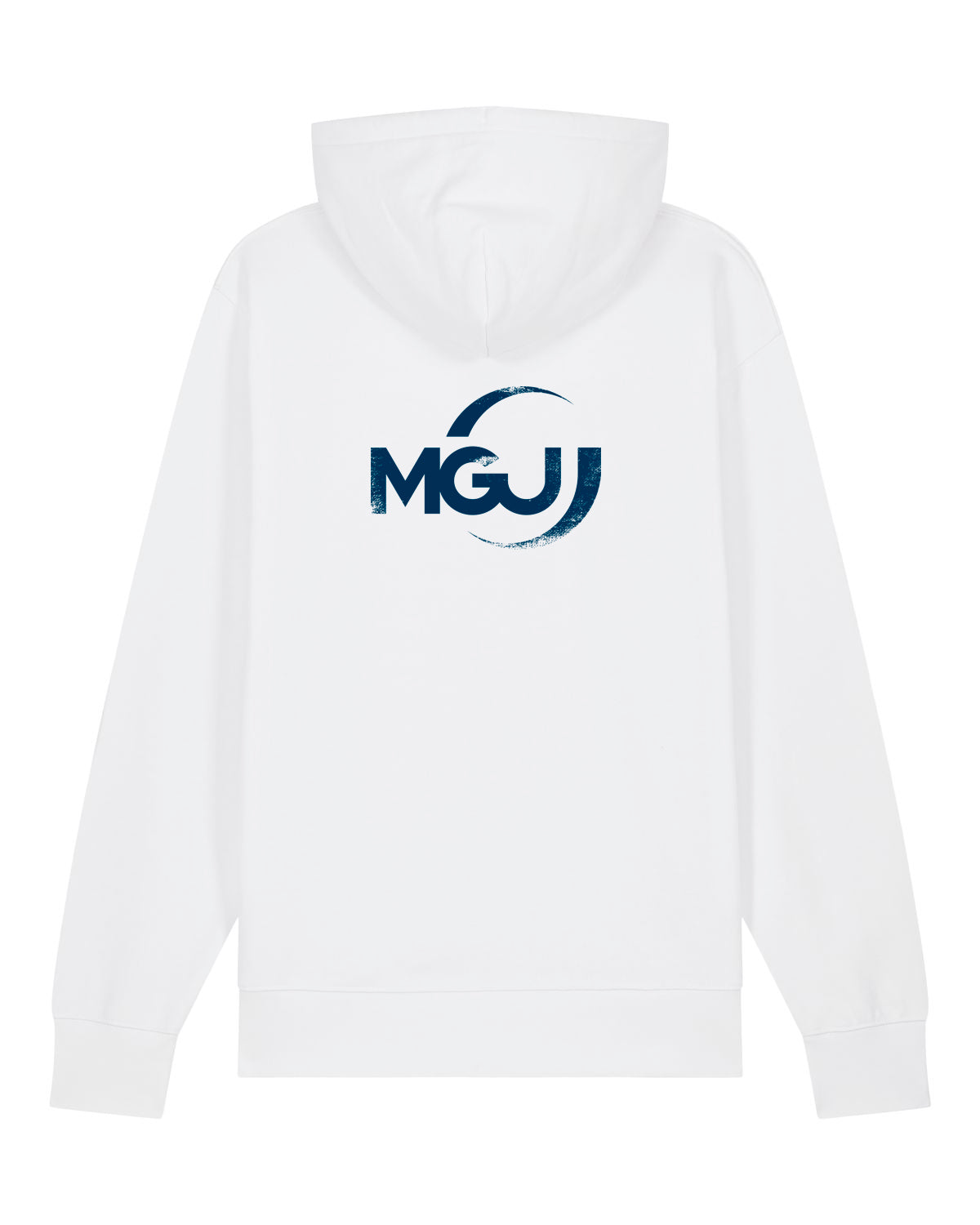 MGJ | Hoodie mit Backprint | kids & unisex | white