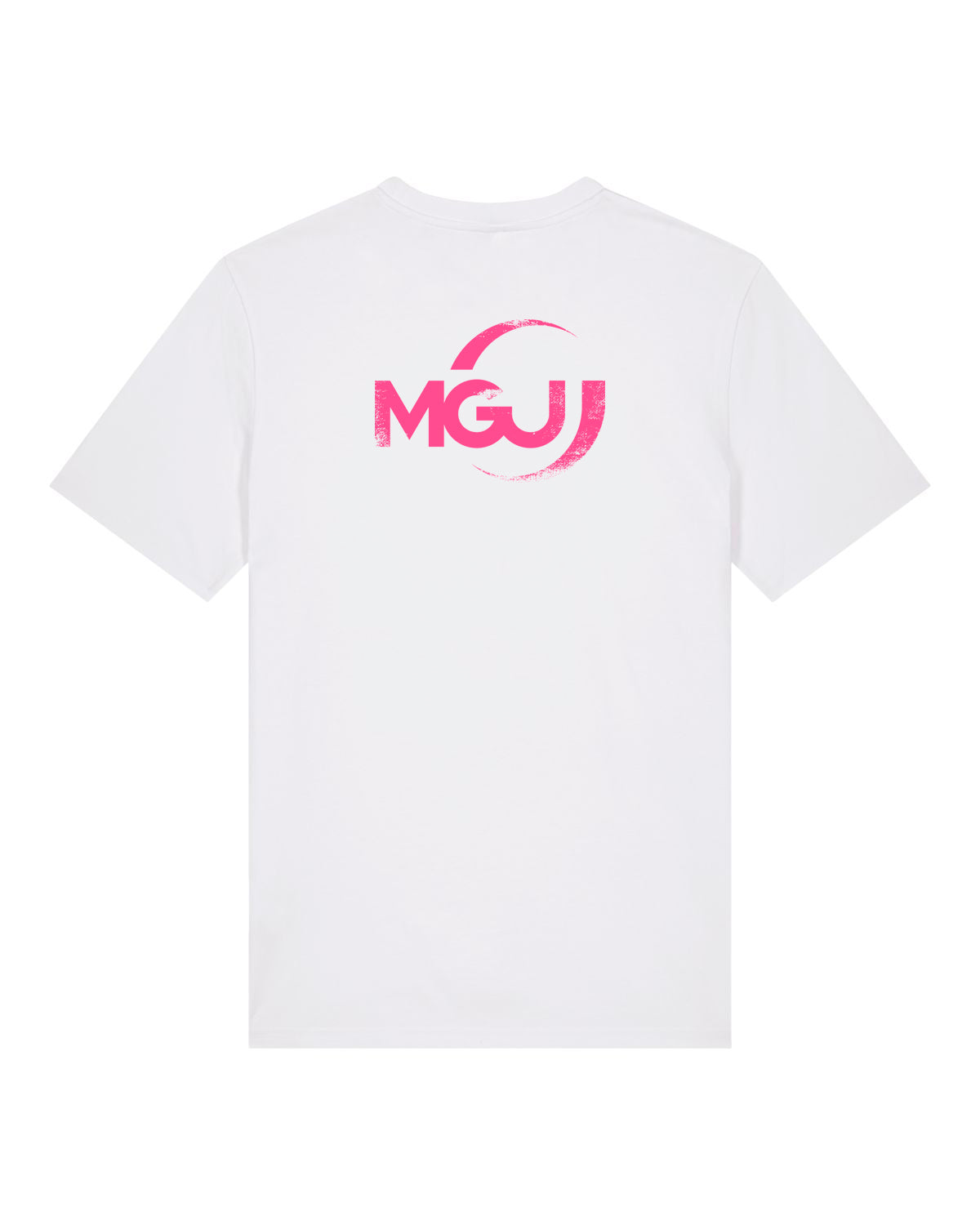 MGJ | Shirt mit Backprint | kids & unisex | white/pink