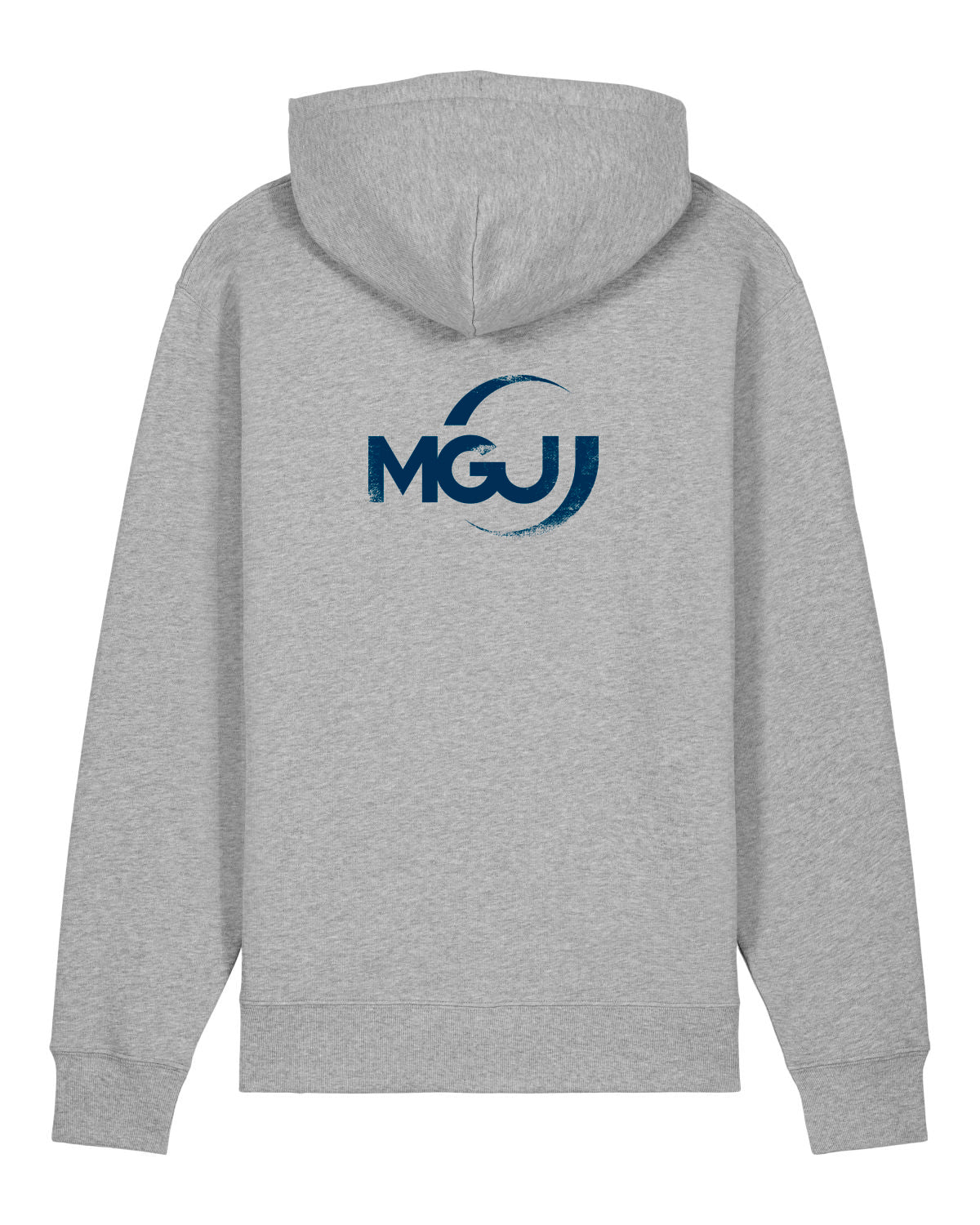 MGJ | Hoodie mit Backprint | kids & unisex | light grey