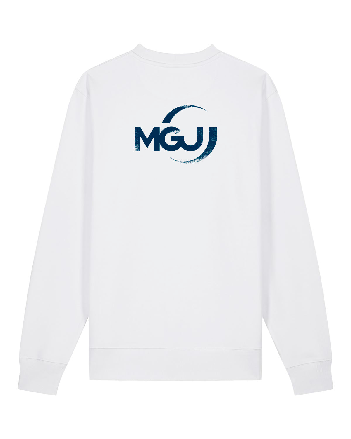 MGJ | Crewneck mit Backprint | kids & unisex | white