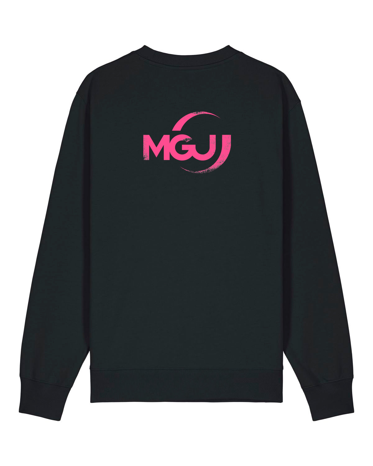 MGJ | Crewneck mit Backprint | kids & unisex | black/pink