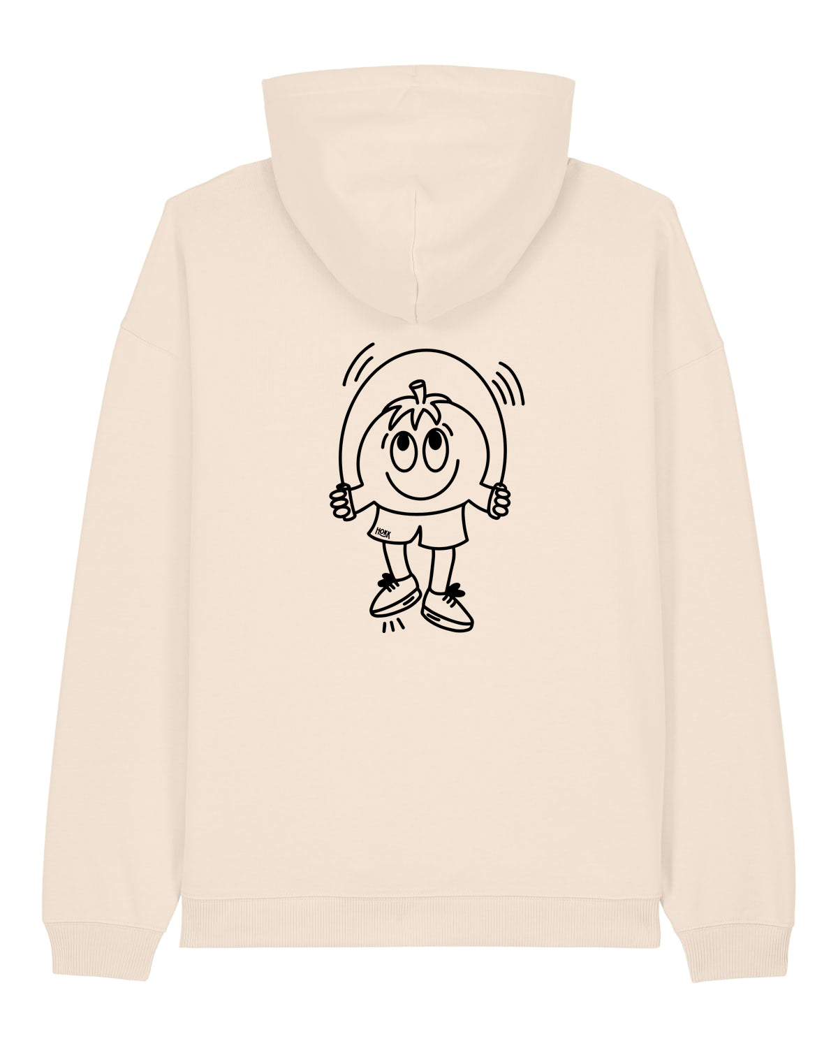 HOKK x FT | Oversized Hoodie mit Backprint | Outliner | Men/Unisex | Cream