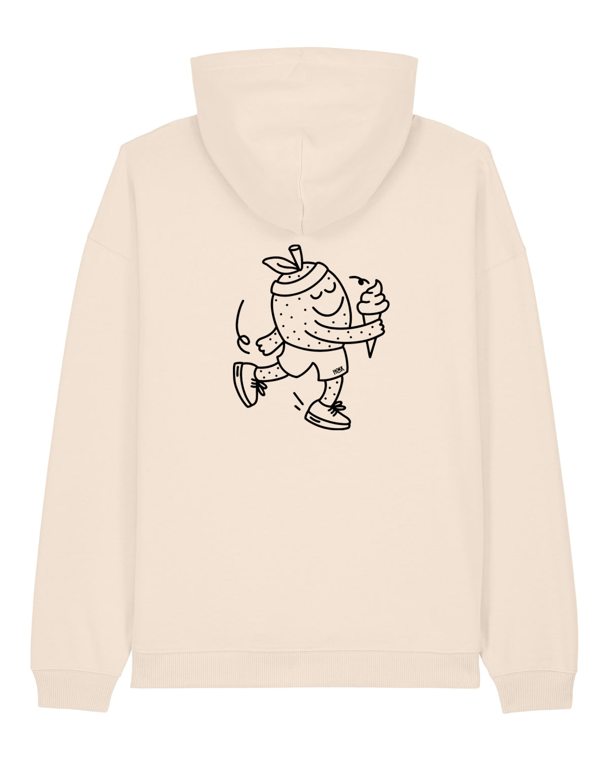 HOKK x FT | Oversized Hoodie mit Backprint | Outliner | Men/Unisex | Cream