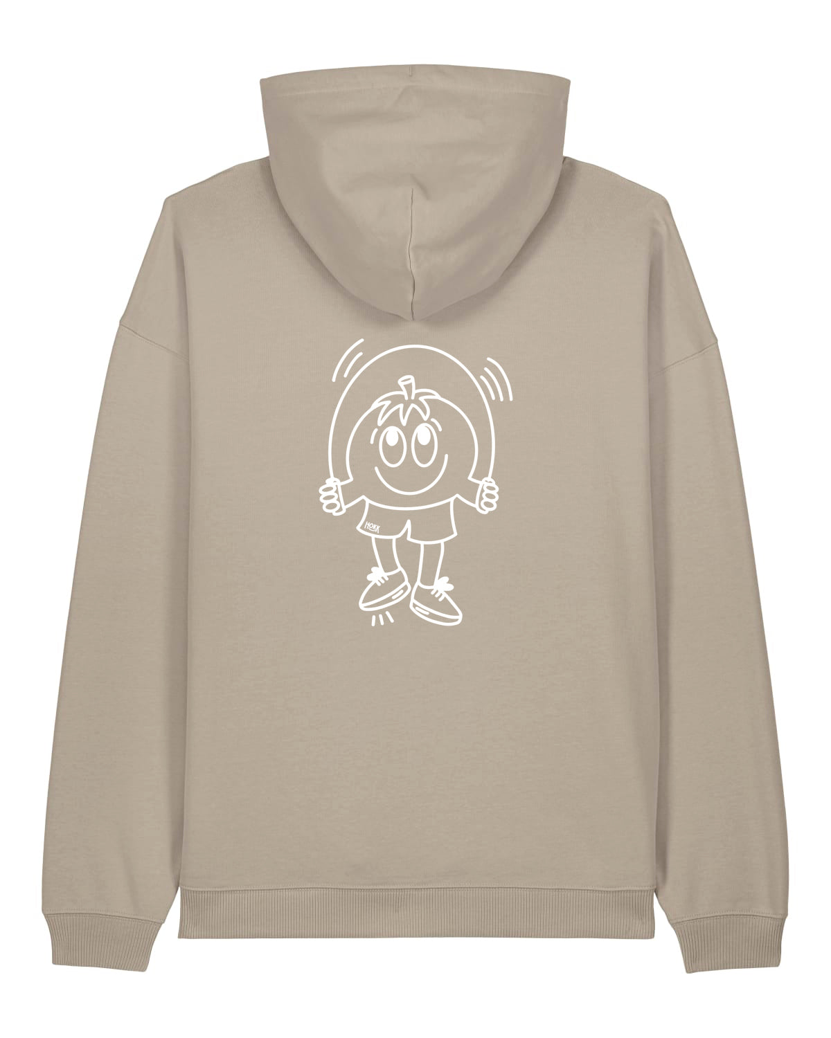 HOKK x FT | Oversized Hoodie mit Backprint | Outliner | Men/Unisex | Stone