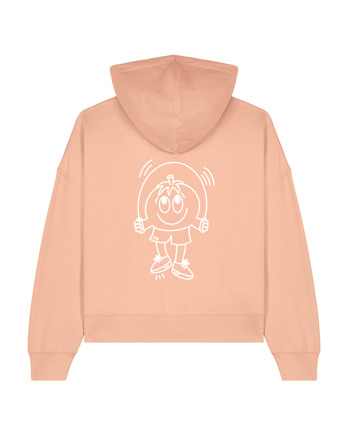 HOKK x FT | Hoodie mit Backprint | Outliner | Womens | Peach
