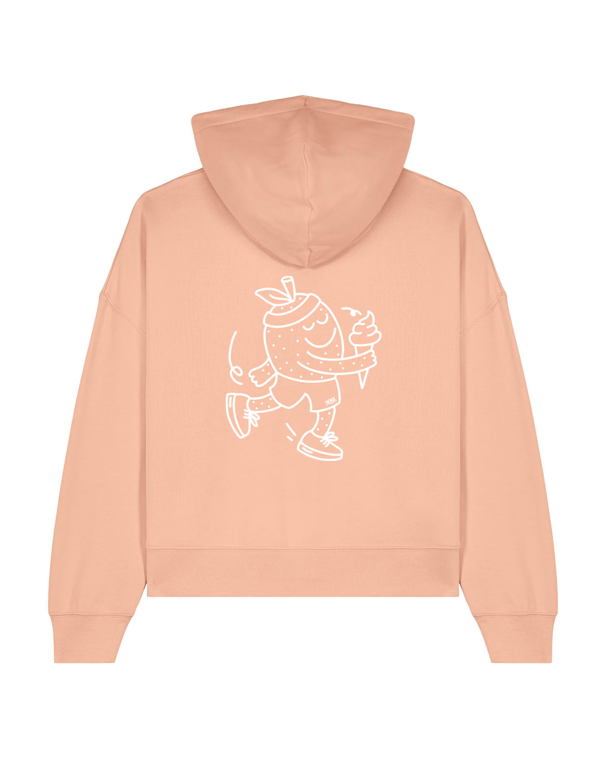 HOKK x FT | Hoodie mit Backprint | Outliner | Womens | Peach