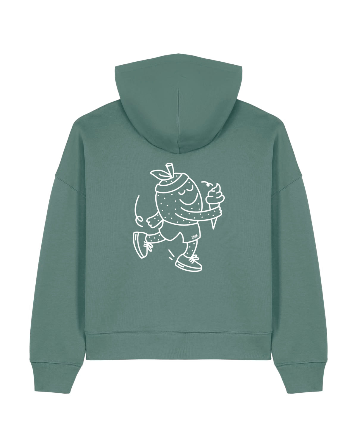 HOKK x FT | Hoodie mit Backprint | Outliner | Womens | Green