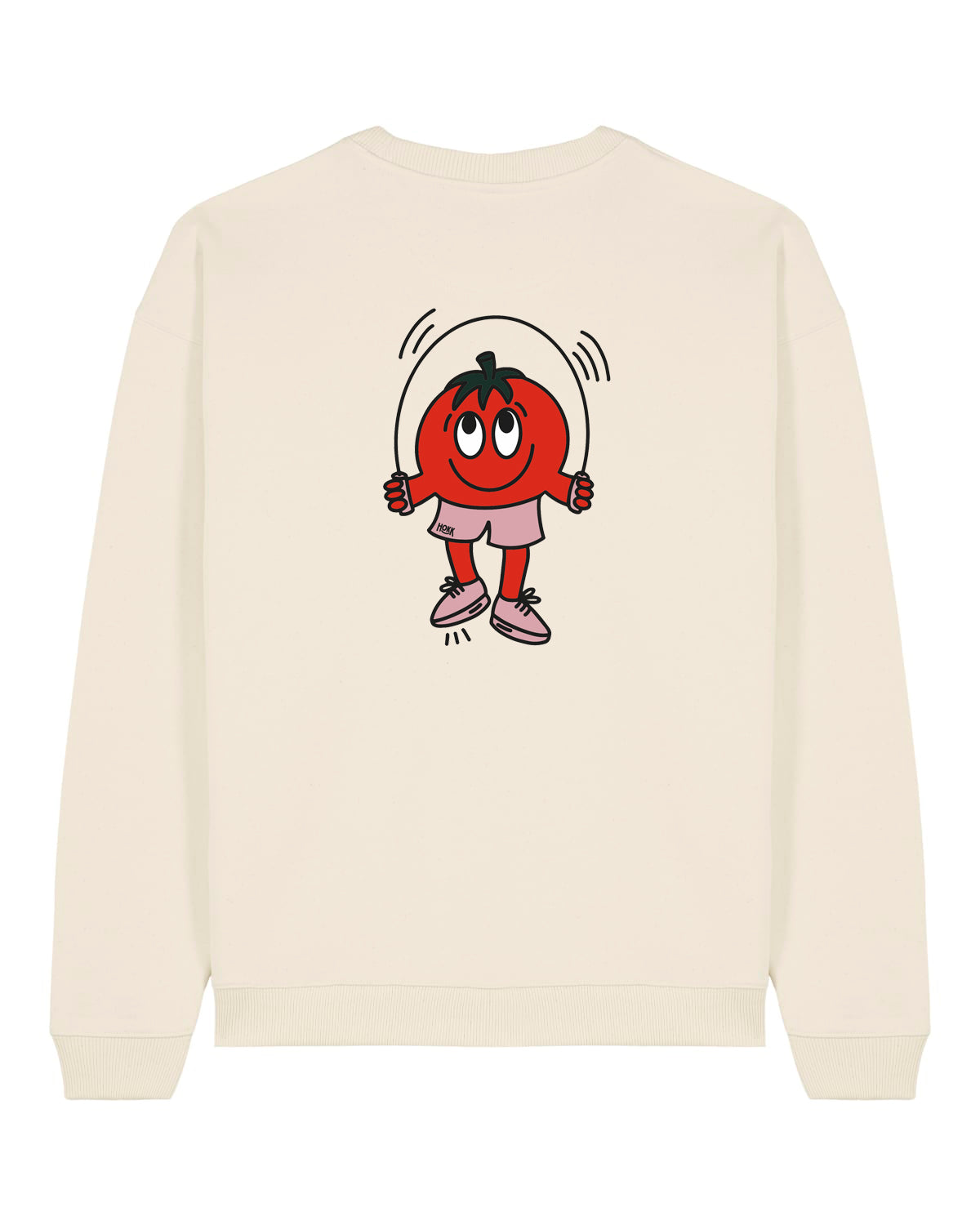 HOKK x FT | Oversized Crewneck mit Backprint | Men/Unisex | Nature