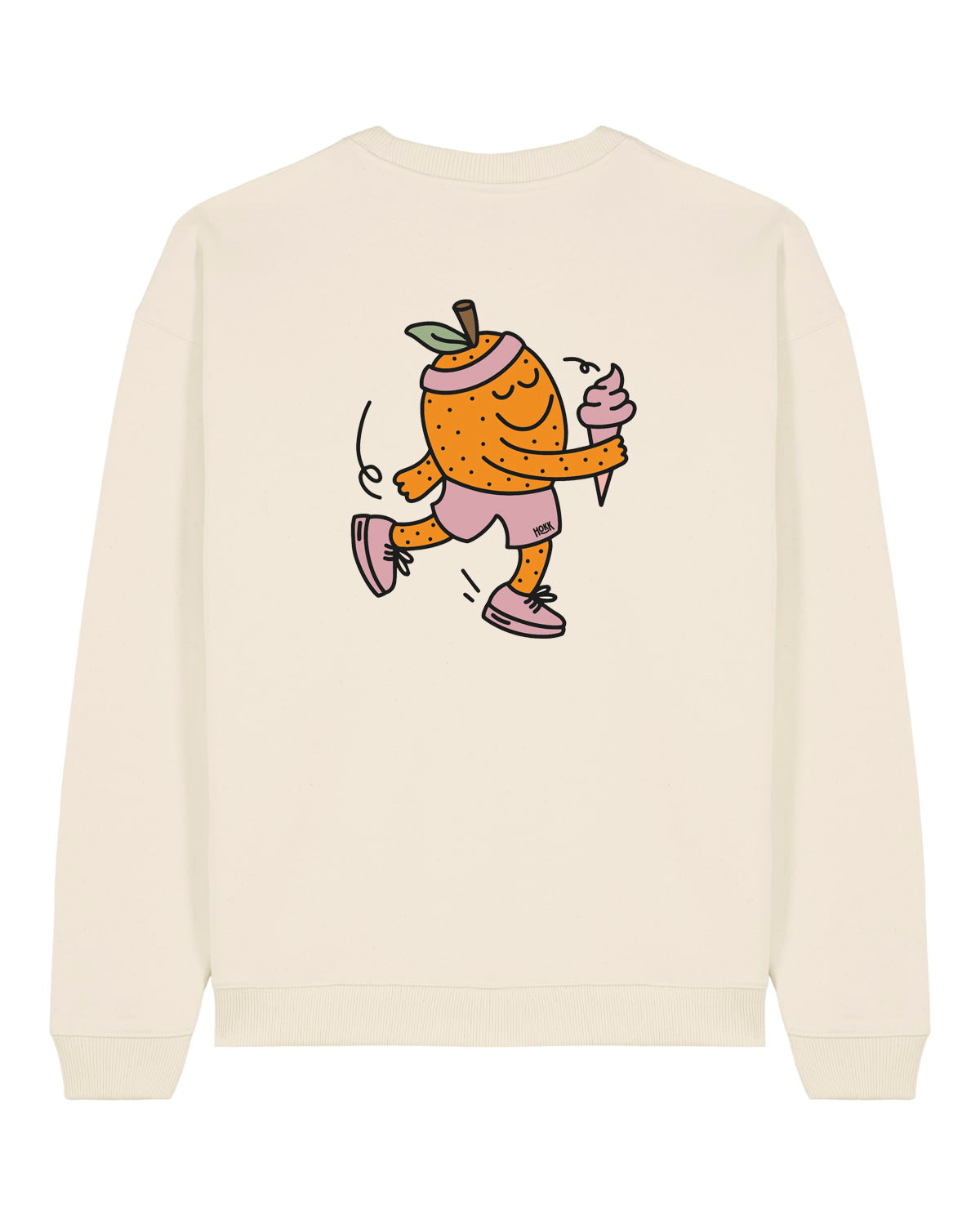 HOKK x FT | Oversized Crewneck mit Backprint | Men/Unisex | Nature
