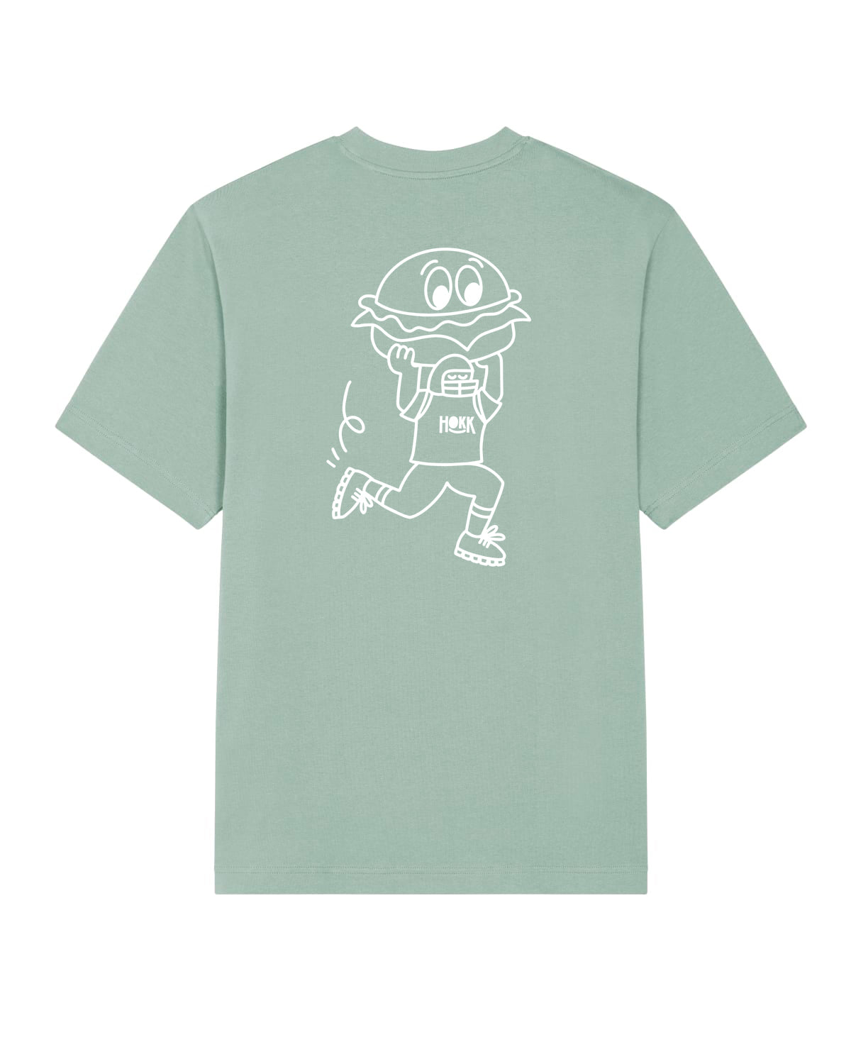HOKK x FT | Oversized Shirt mit Backprint | Outliner | Men/Unisex | Aloe