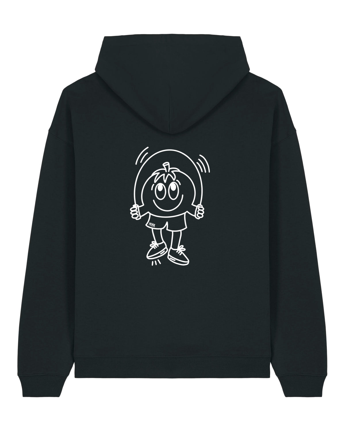 HOKK x FT | Oversized Hoodie mit Backprint | Outliner | Men/Unisex | Black