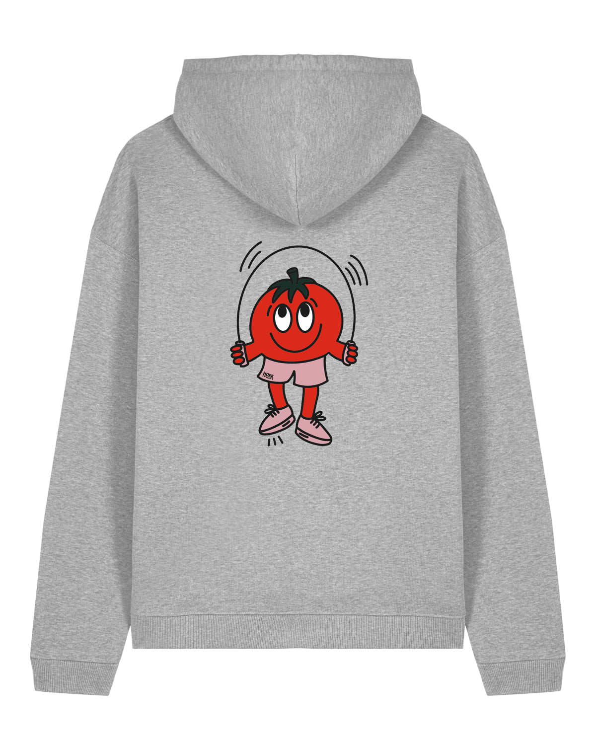 HOKK x FT | Oversized Hoodie mit Backprint | Men/Unisex | Grey