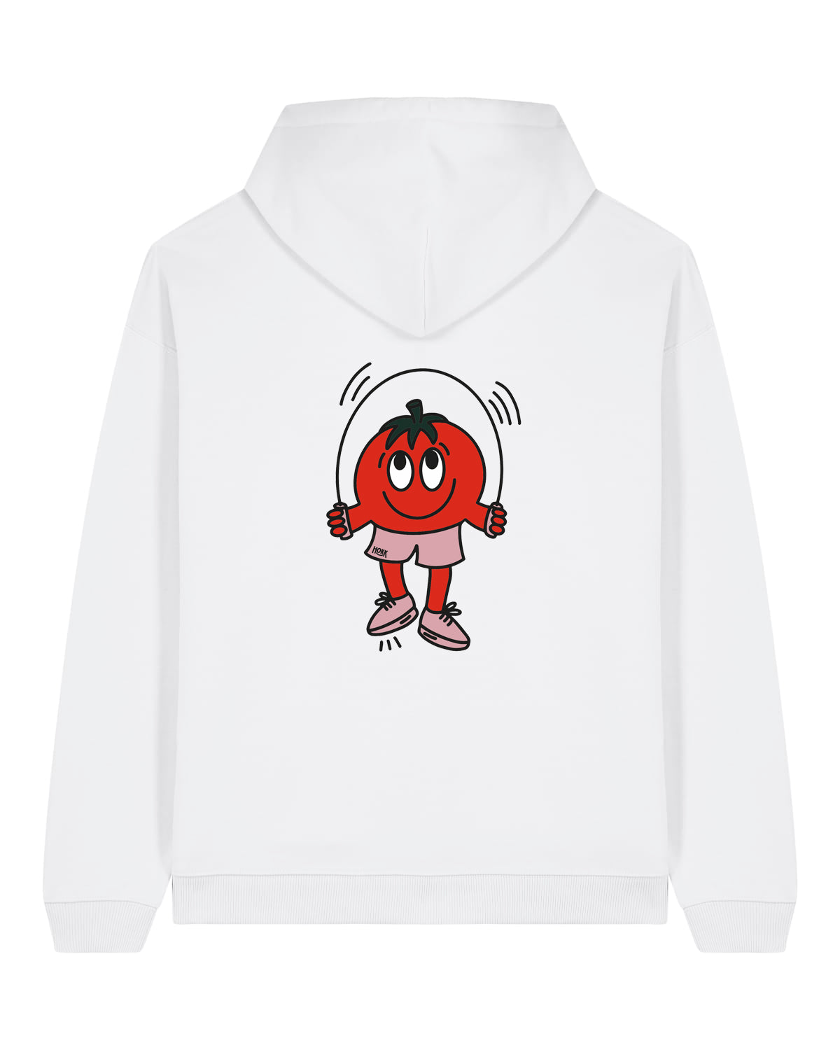 HOKK x FT | Oversized Hoodie mit Backprint | Men/Unisex | White