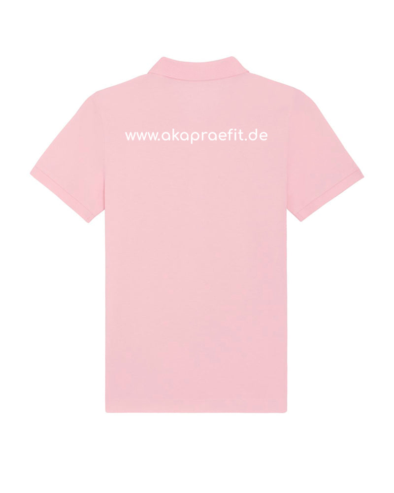 akademie | Polo mit Backprint | wmn | pink