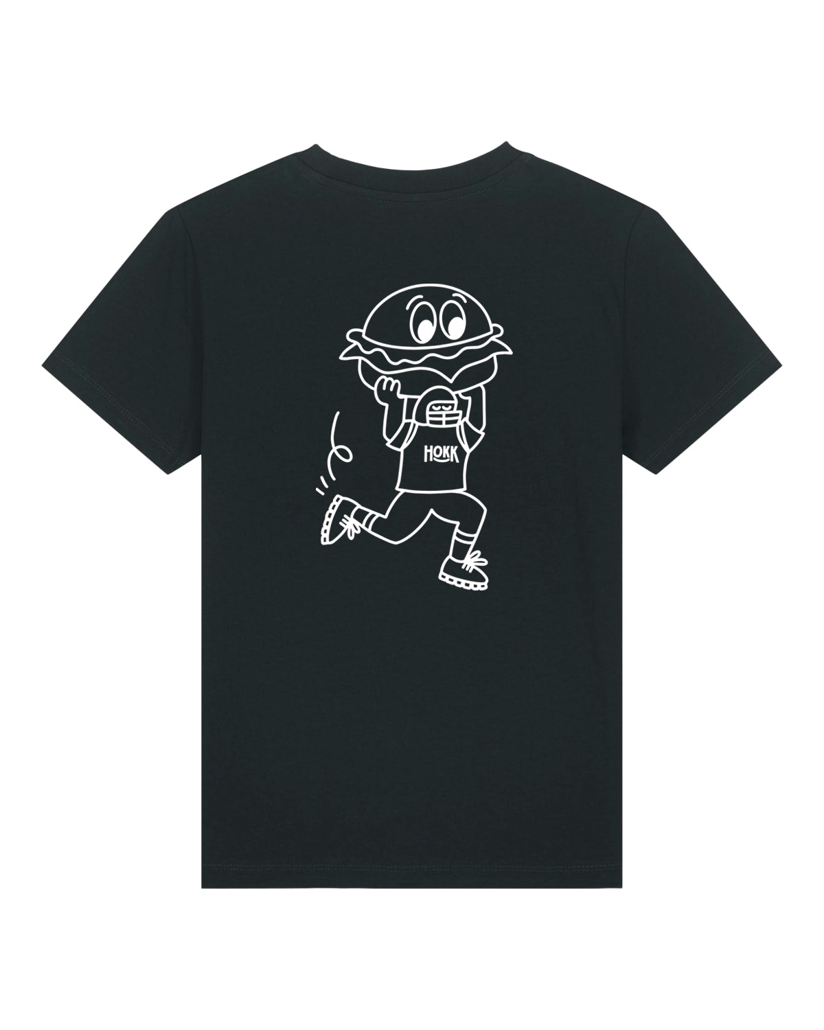 HOKK x FT | Shirt mit Backprint | Outliner | Kids | Black