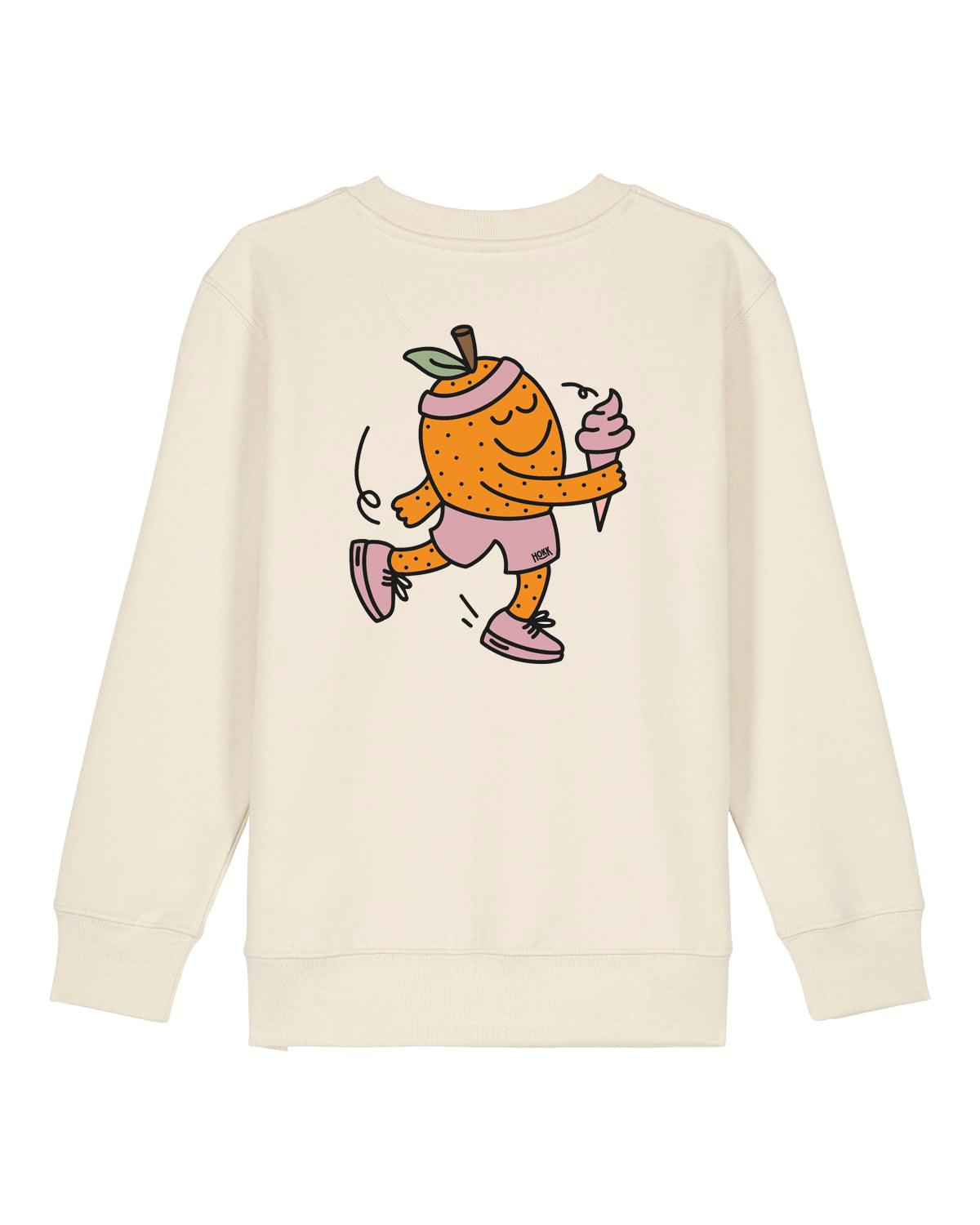 HOKK x FT | Crewneck mit Backprint | Kids | Nature