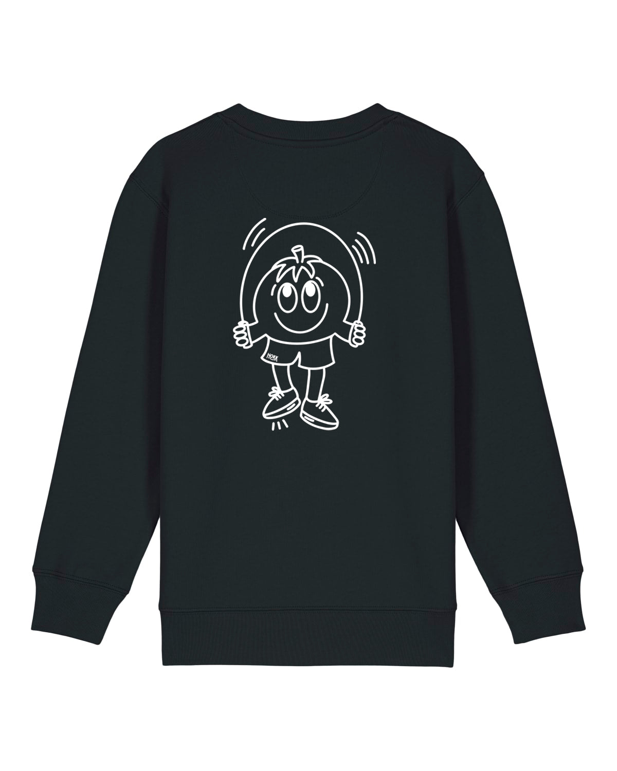 HOKK x FT | Crewneck mit Backprint | Outliner | Kids | Black