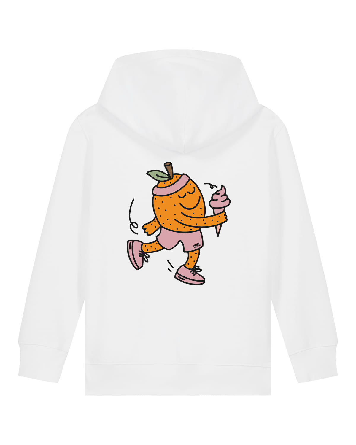 HOKK x FT | Hoodie mit Backprint | Kids | White