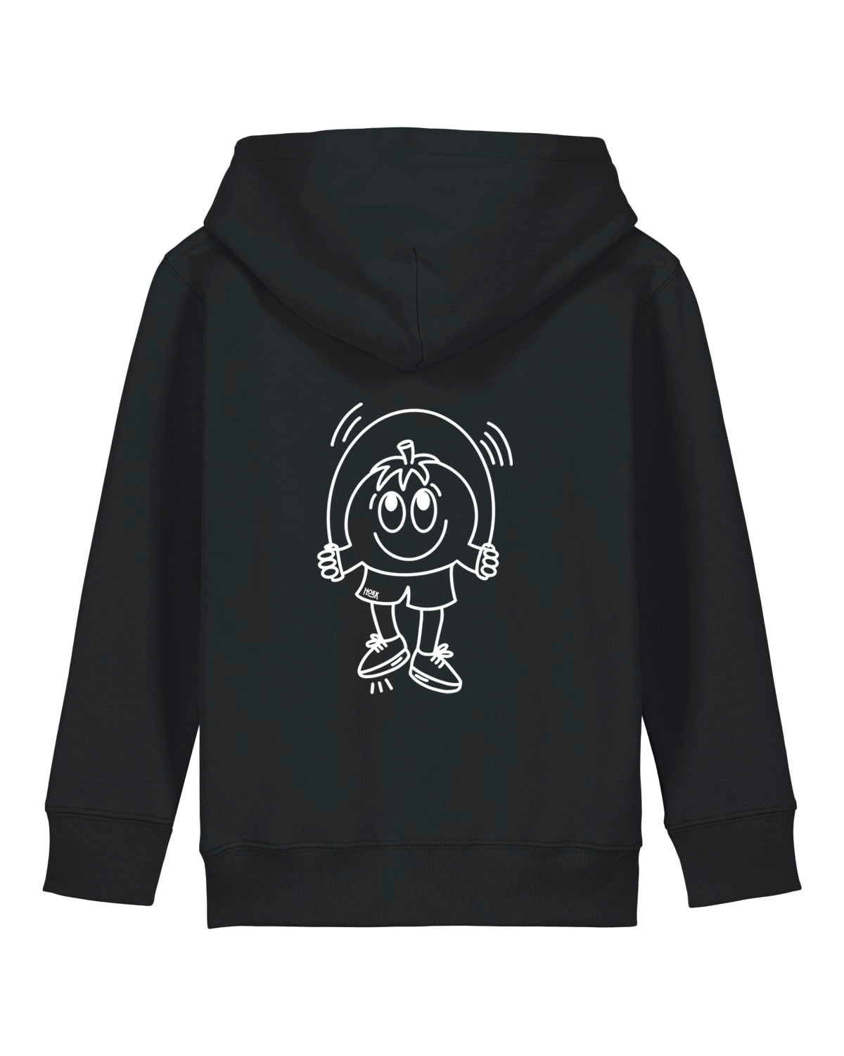HOKK x FT | Hoodie mit Backprint | Outliner | Kids | Black