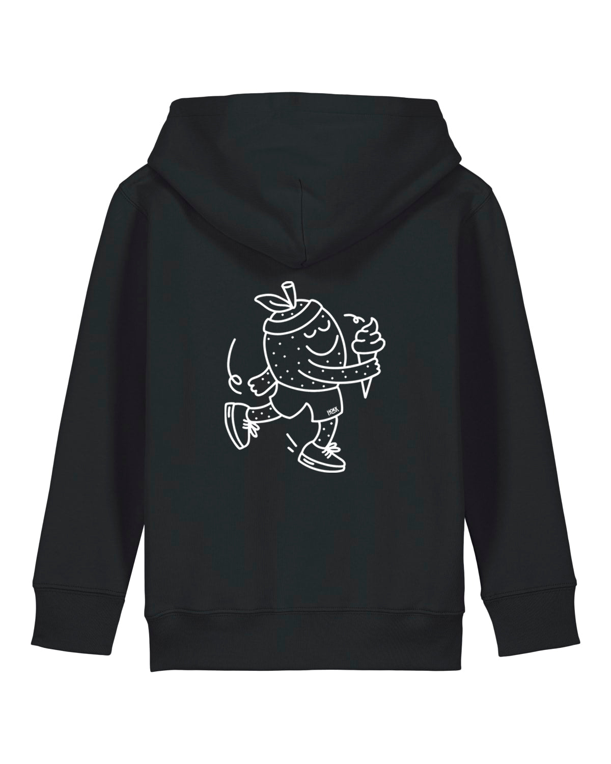 HOKK x FT | Hoodie mit Backprint | Outliner | Kids | Black