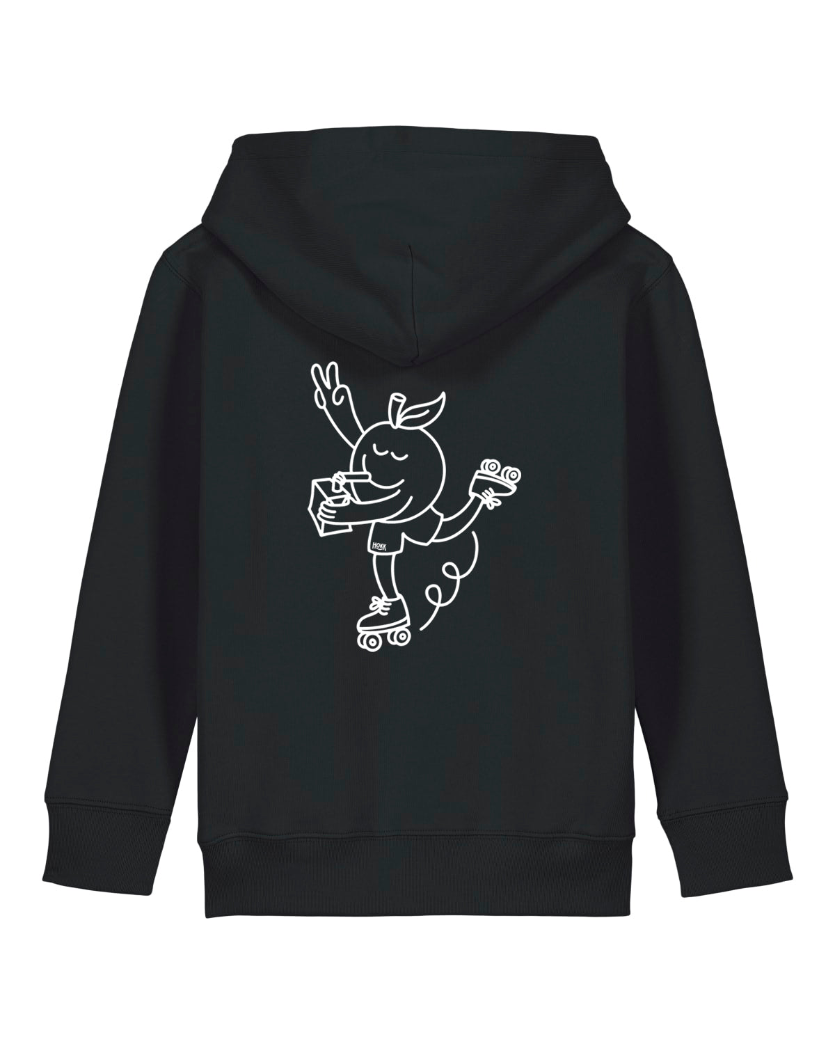 HOKK x FT | Hoodie mit Backprint | Outliner | Kids | Black