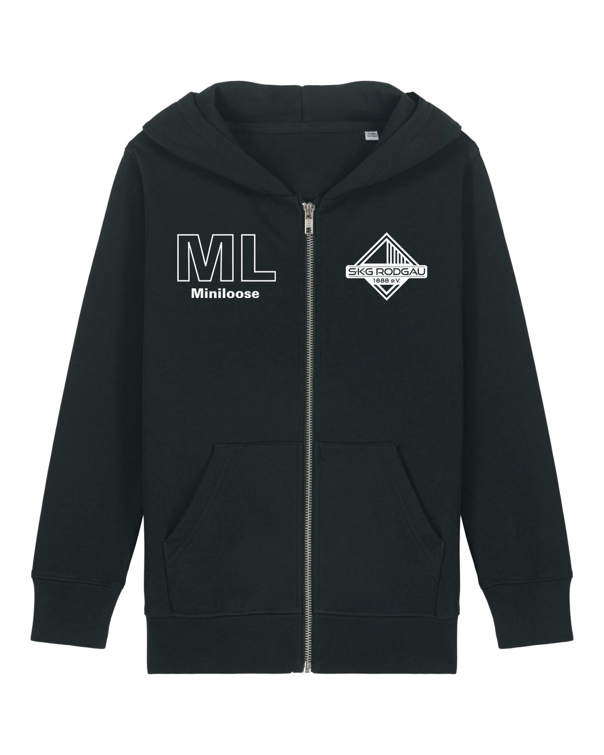 SKG | Zipper mit Backprint | Kids | Black