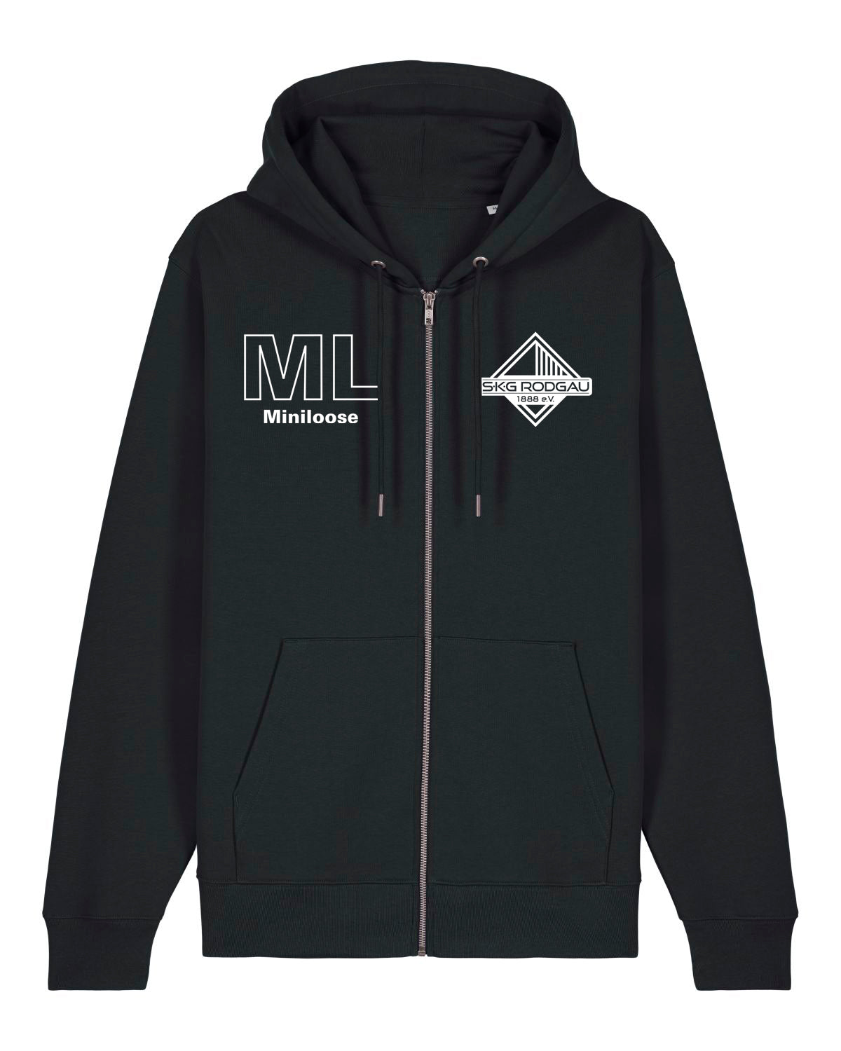 SKG | Zipper mit Backprint | Unisex | Black