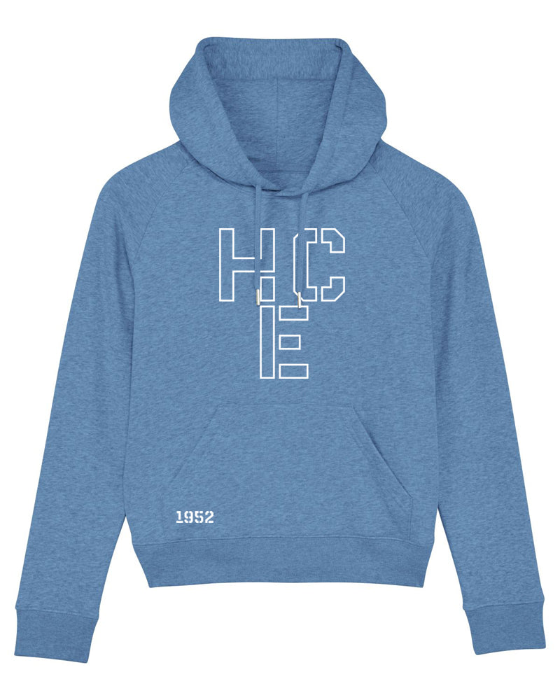 HCE | Hoodie | wmn | heather blue
