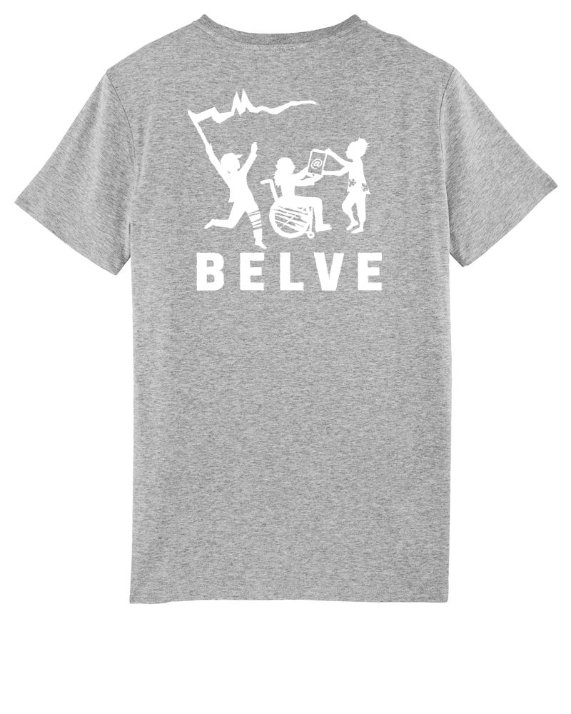 Belve | Shirt mit Backprint | kids | light grey