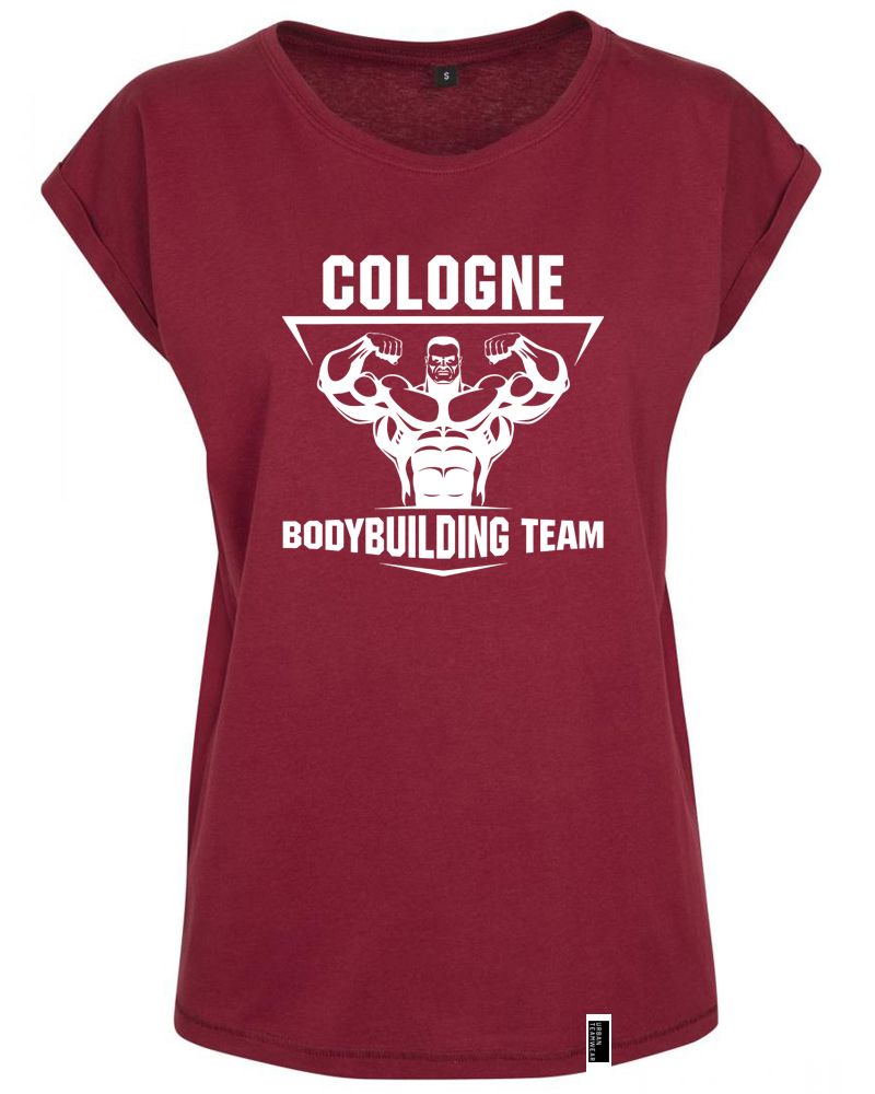 Cologne BBT | Extended Shirt | wmn | burgundy
