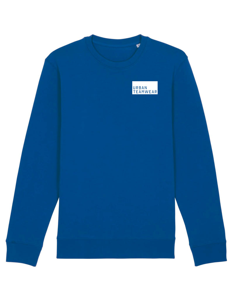 Crewneck unisex men intense blue