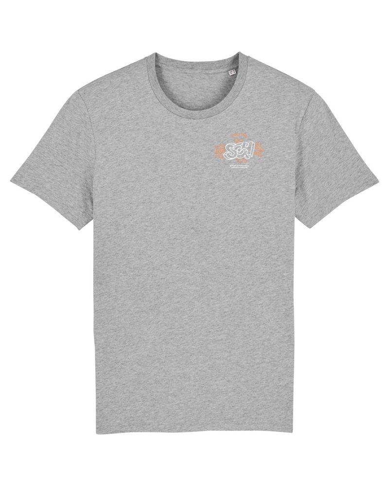 SGH | Shirt | men | light grey orange